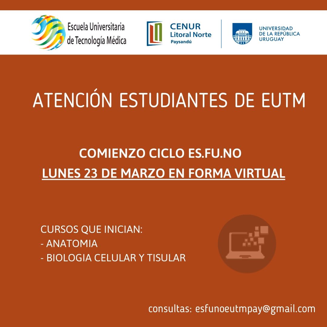 ATENCIÓN ESTUDIANTES DE EUTM
