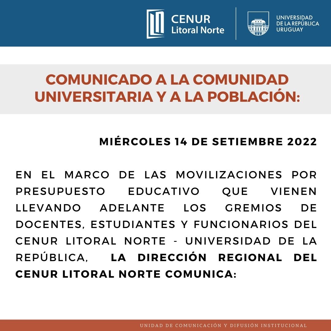 comunicado 14 09 CenurLN 1