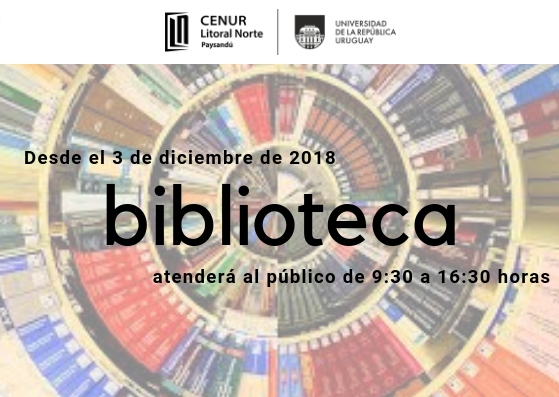 bibliotecA horario info CUP