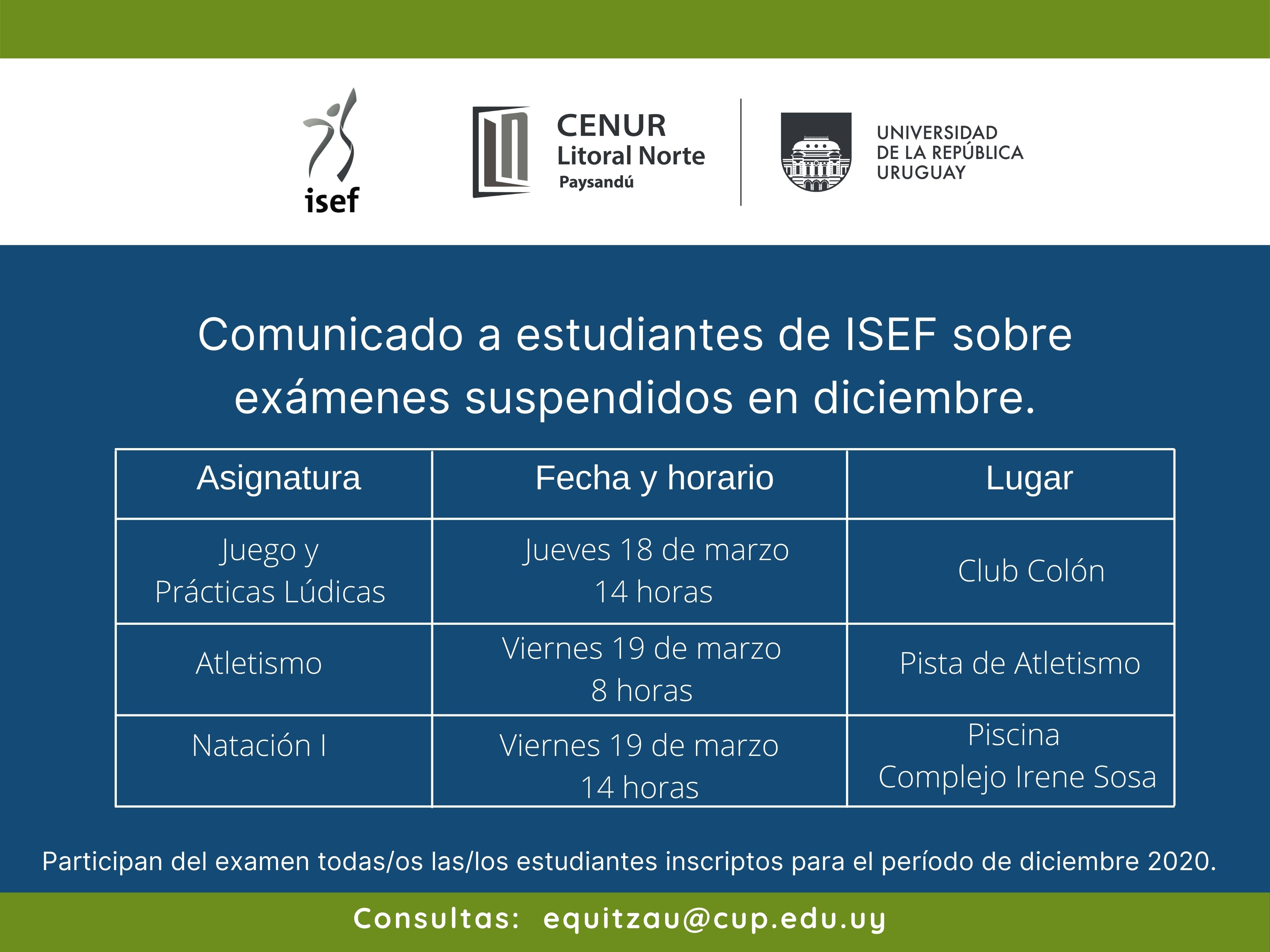 examenes isef 2021