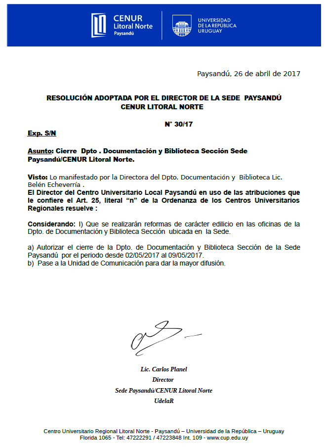 resolución