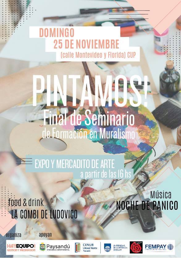Afiche Final de Curso Muralismo