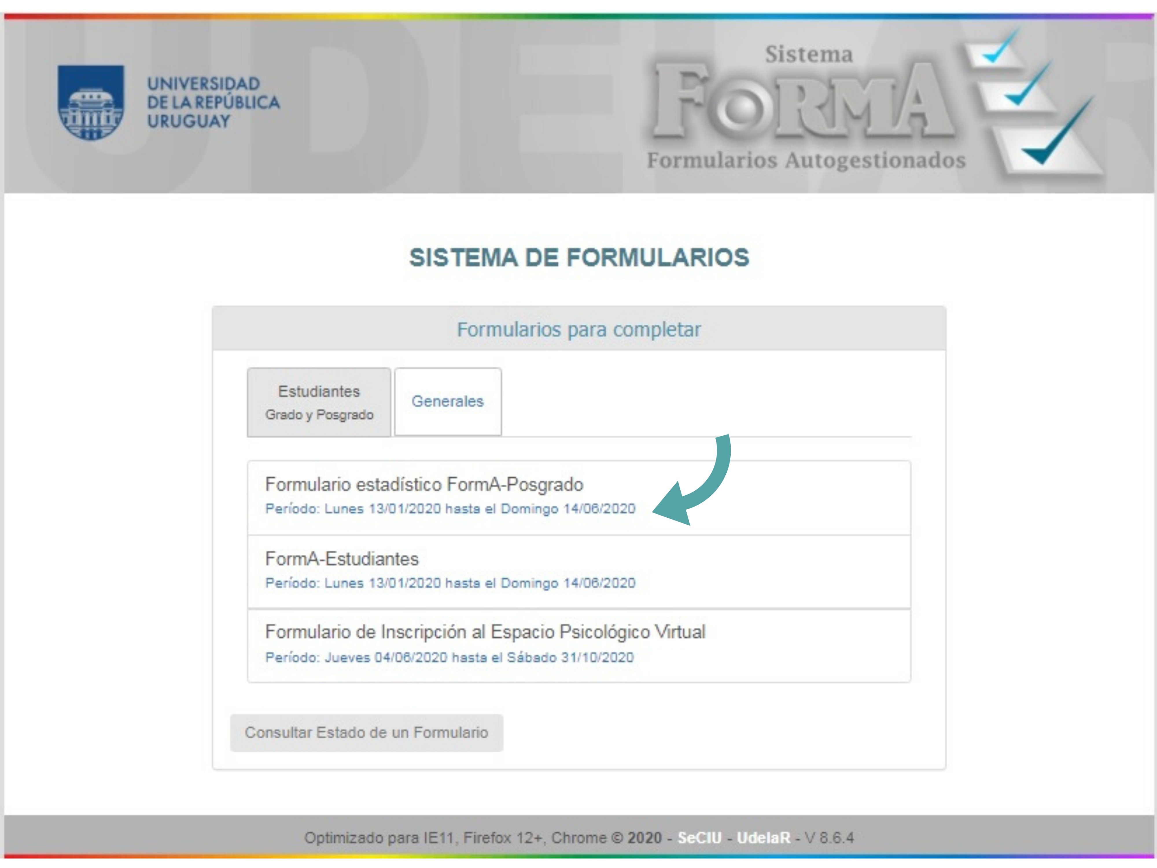formulario estadistico