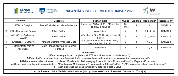 pasantias web isef