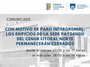 comunicado por paro