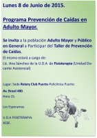 AFICHE PROGRAMA PREVENCION DE CAIDAS ADULTO MAYOR