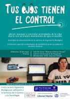 Afiche tus ojos tienen el control 