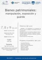 Educación Permanente: Bienes patrimoniales: manipulación, exposición y guarda