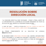 Belén Maidana Dirección sede local Pay Cenur Litoral Norte