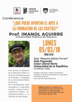 Conferencia Imanol Aguirre