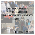 EP 2018 convocatoria