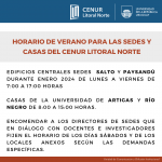 HORARIO VERANO 2024