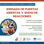 Jornada de Puertas abiertas 01 de agosto