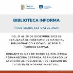 Prestamo estival 2024