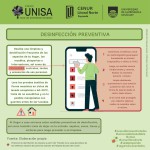 Unisa Coronavirus desinfección