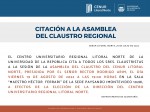 citacion claustro regional pay