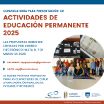 convocatoria educación permanente