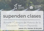 educación física suspende clase