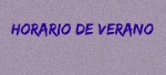 horario de verano