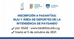 inscripción a pasantía isef