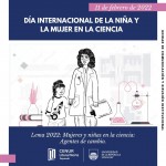 mujer y niña en la ciencia