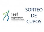 sorteo de cupos isef