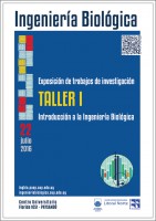 taller I afiche Ingenieria Biologica