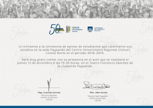Acto de Egreso 2019