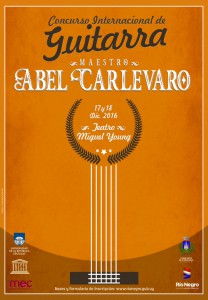 Afiche CONCURSO GUITARRA