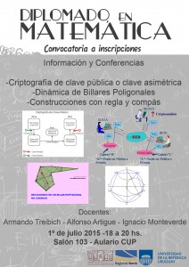 Afiche Diplomado en matematicas