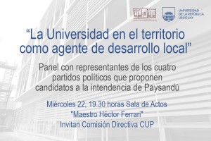Afiche Panel Partidos 1