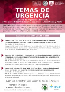Afiche Temas de Urgencia