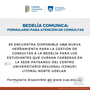 Bedelía formulario