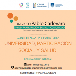 CONGRESO CARLEVRO Conferencia Perparatoria