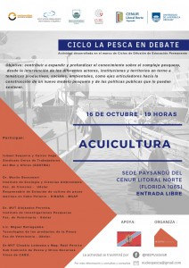 Ciclo La Pesca en Debate ACUICULTURA
