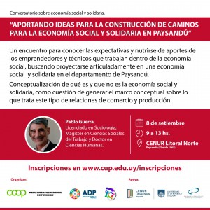 Conversaorio Economía Social y Solidaria