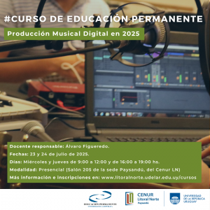 Curso Producción Musical Digital en 2025