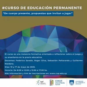 Curso EP De cuerpo presente propuestas que invitan a jugar