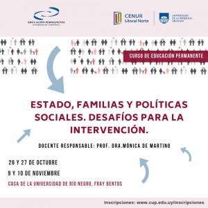 Curso de Educación Permanente: Estado, Familias y Políticas Sociales. Desafíos para la intervención
