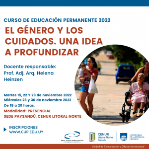 El Género y los cuidados