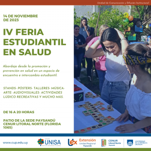 IV FERIA ESTUDIANTIL EN SALUD