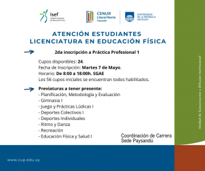 Inscripciones ISEF práctica