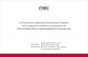 Invitación Becas Paysandú