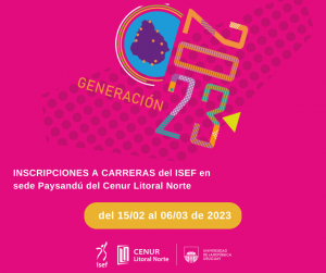 Isef inscripciones 23 FB