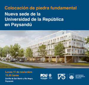 Piedra Fundamental NUEVA SEDE PAYSANDU UDELAR POST1