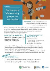 Prensa para bibliotecas y proyectos culturales