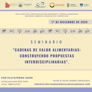 Seminario Cadenas alimentarias construyendo propuestas interdisciplinarias