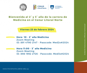 bienvenida fmed