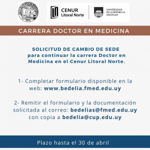 cambio sede medicina 2021