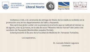 colación medicina 2015